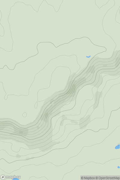 Thumbnail image for Box Hill [South East England] showing contour plot for surrounding peak